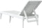 vidaXL - Ligbed - 186x60x29 - cm - polypropeen - wit