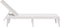 vidaXL - Ligbed - 186x60x29 - cm - polypropeen - wit