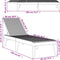 vidaXL - Ligbed - 186x60x29 - cm - polypropeen - wit