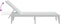 vidaXL - Ligbed - 186x60x29 - cm - polypropeen - wit