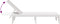 vidaXL - Ligbed - 186x60x29 - cm - polypropeen - wit