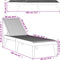 vidaXL - Ligbed - 186x60x29 - cm - polypropeen - wit