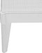 vidaXL - Ligbed - 186x60x29 - cm - polypropeen - wit