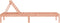 vidaXL - Ligbed - 199,5x60x74 - cm - massief - douglashout