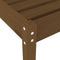 vidaXL - Ligbed - 199,5x60x74 - cm - massief - grenenhout - bruin