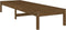 vidaXL - Ligbed - 199,5x60x74 - cm - massief - grenenhout - bruin