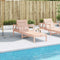 vidaXL - Ligbed - 199,5x62x55 - cm - massief - douglashout