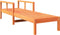 vidaXL - Ligbed - 199,5x62x55 - cm - massief - grenenhout - wasbruin