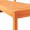 vidaXL - Ligbed - 199,5x62x55 - cm - massief - grenenhout - wasbruin