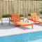 vidaXL - Ligbed - 199,5x62x55 - cm - massief - grenenhout - wasbruin