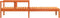 vidaXL - Ligbed - 199,5x62x55 - cm - massief - grenenhout - wasbruin