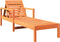 vidaXL - Ligbed - 199,5x62x55 - cm - massief - grenenhout - wasbruin