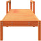 vidaXL - Ligbed - 199,5x62x55 - cm - massief - grenenhout - wasbruin