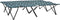 vidaXL - Ligbed - 2-persoons - inklapbaar - bladpatroon - staal