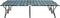 vidaXL - Ligbed - 2-persoons - inklapbaar - bladpatroon - staal