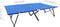 vidaXL - Ligbed - 2-persoons - inklapbaar - staal - blauw