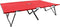 vidaXL - Ligbed - 2-persoons - inklapbaar - staal - rood