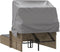 vidaXL - Ligbed - 2-persoons - luifel - en - kussens - poly - rattan - gemengd - beige
