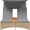 vidaXL - Ligbed - 2-persoons - luifel - en - kussens - poly - rattan - gemengd - beige