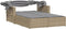 vidaXL - Ligbed - 2-persoons - luifel - en - kussens - poly - rattan - gemengd - beige