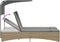 vidaXL - Ligbed - 2-persoons - luifel - en - kussens - poly - rattan - gemengd - beige