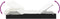 vidaXL - Ligbed - 2-persoons - met - dak - 213x118x97 - cm - poly - rattan - zwart