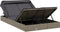 vidaXL - Ligbed - 2-persoons - met - dak - 213x118x97 - cm - poly - rattan - grijs