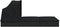 vidaXL - Ligbed - 2-persoons - met - dak - 213x118x97 - cm - poly - rattan - zwart