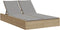 vidaXL - Ligbed - 2-persoons - met - kussens - poly - rattan - beige