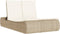 vidaXL - Ligbed - 2-persoons - met - kussens - poly - rattan - beige