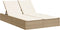 vidaXL - Ligbed - 2-persoons - met - kussens - poly - rattan - beige