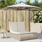 vidaXL - Ligbed - 2-persoons - met - kussens - poly - rattan - beige