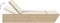 vidaXL - Ligbed - 2-persoons - met - kussens - poly - rattan - beige