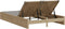 vidaXL - Ligbed - 2-persoons - met - kussens - poly - rattan - beige