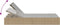 vidaXL - Ligbed - 2-persoons - met - kussens - poly - rattan - beige