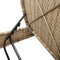 vidaXL - Ligbed - 2-persoons - met - kussens - poly - rattan - beige