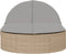 vidaXL - Ligbed - 2-persoons - met - kussens - poly - rattan - beige