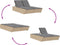vidaXL - Ligbed - 2-persoons - met - kussens - poly - rattan - beige