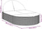 vidaXL - Ligbed - 2-persoons - met - kussens - poly - rattan - beige
