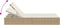 vidaXL - Ligbed - 2-persoons - met - kussens - poly - rattan - beige