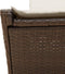 vidaXL - Ligbed - 2-persoons - met - kussens - poly - rattan - bruin