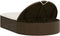 vidaXL - Ligbed - 2-persoons - met - kussens - poly - rattan - bruin