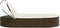 vidaXL - Ligbed - 2-persoons - met - kussens - poly - rattan - bruin