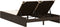 vidaXL - Ligbed - 2-persoons - met - kussens - poly - rattan - bruin