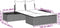 vidaXL - Ligbed - 2-persoons - met - kussens - poly - rattan - bruin
