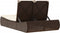 vidaXL - Ligbed - 2-persoons - met - kussens - poly - rattan - bruin