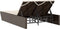 vidaXL - Ligbed - 2-persoons - met - kussens - poly - rattan - bruin