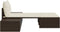 vidaXL - Ligbed - 2-persoons - met - kussens - poly - rattan - bruin