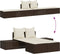 vidaXL - Ligbed - 2-persoons - met - kussens - poly - rattan - bruin