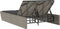 vidaXL - Ligbed - 2-persoons - met - kussens - poly - rattan - grijs